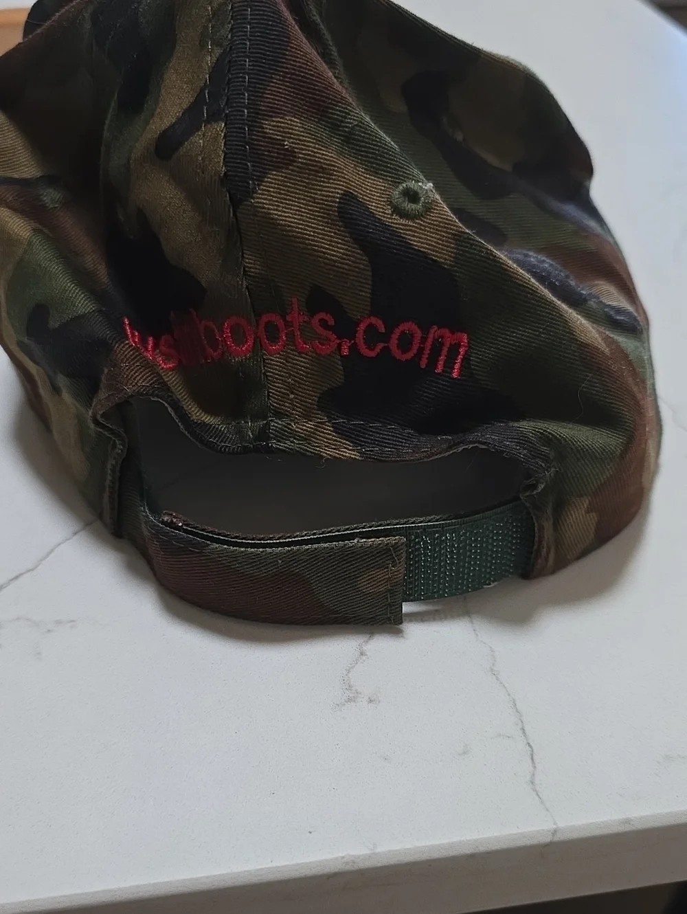 Justin Boots Camouflage Cap Adjustable belcro In The Back
